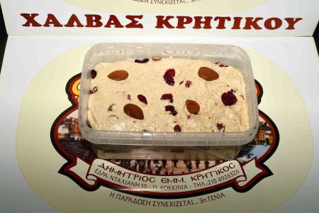 ΧΑΛΒΑΣ ΚΡΑΝΜΠΕΡΙ ΜΕ ΑΜΥΓΔΑΛΟ ΤΑΠΕΡ 500ΓΡ